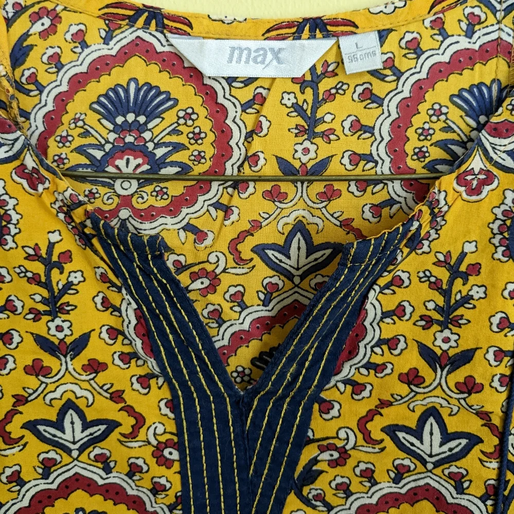 L Printed Kurta - Picture 5 of 10